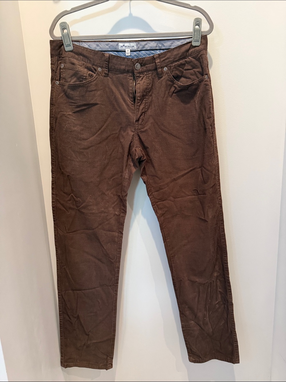 Peter Millar Men's Corduroy Pants in Rich Brown